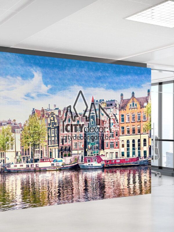 Painel fotográfico Amsterdam