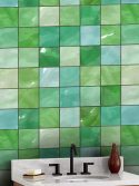 Papel de parede azulejo belize verde