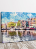 Quadro decorativo em tela Amsterdam