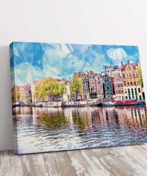 Quadro decorativo em tela Amsterdam