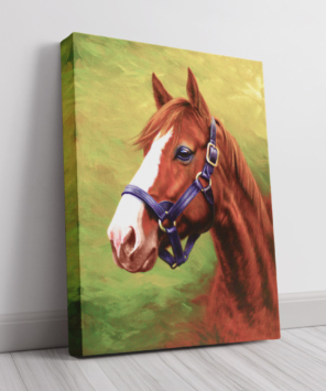 Quadro decorativo cavalo alazão