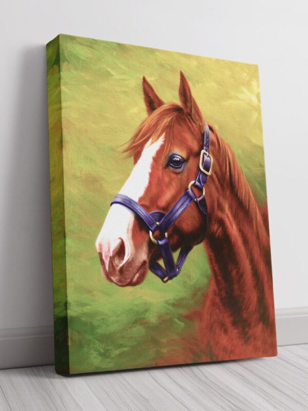 Quadro decorativo cavalo alazão