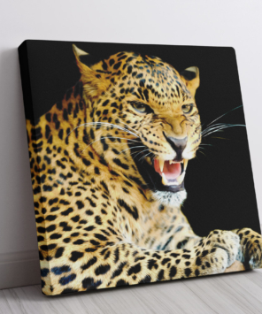 Quadro decorativo leopardo